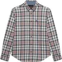 Superdry para homem. M4011197A Camisa Lumberjack branco (M), Casual, Algodão, Manga comprida