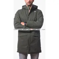 K-way para homem. K8133FW Casaco Jarno Twill Marmotta verde (M), Casual, Poliuretano