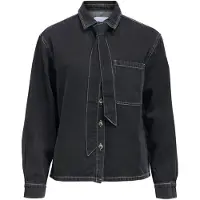Vila Blusa 'OBJROSIE' preto denim