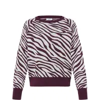 B.young Pullover bordeaux / branco