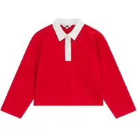 We fashion Camisola vermelho fogo / branco