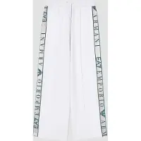 EA7 para mulher. 7W001155_AF12501 Calça Natural Ventus branca (XS), Branco, Casual, Polister Reciclado