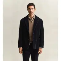 Gant para homem. 7706387 Blazer de bombazine azul-marinho (48), Algodão, Clássico