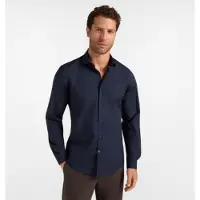 HARMONT & BLAINE para homem. CNR001012523I Camisa Popeline Stretch azul marinho (M), Algodão, Clássico, Manga comprida