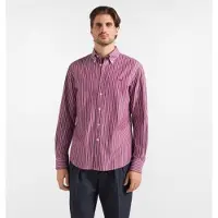 HARMONT & BLAINE para homem. CRR074013932B Camisa Riga Longa Tinto grená (S), Casual, Algodão, Manga comprida