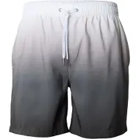 Urban Classics Calções de banho cinzento / branco