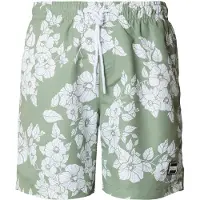 Urban Classics Calções de banho verde pastel / branco