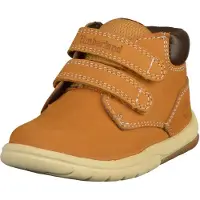 Timberland unisex para criança. TB0A1JVP2311 Botas de couro cano médio com fecho de velcro Toddle Tracks amarelo (26), Plano, Casual, moda i