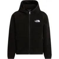 The North Face Casaco em moletão 'GLACIER' preto / branco
