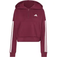 Adidas Sweatshirt de desporto borgonha / branco