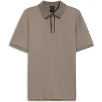 BOSS Polo De Manga Curta Cord 10272954 Green