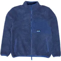 KAVU - Marcas - Wayside Sherpa Fleece Jacket Dark Navy para Homem - Tamanho L - Azul