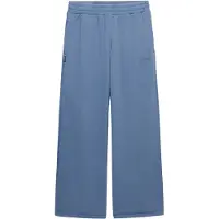 Superdry para mulher. W7011286A Calça Jogger Essential Logo Wide Leg azul (XS), Casual, Algodão
