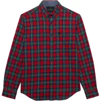 Superdry para homem. M4011197A Camisa Lumberjack vermelha (XL), Vermelho, Casual, Algodão, Manga comprida