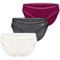 Sloggi Cueca 'GO Crush' baga / preto / branco