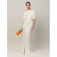 SAVEL Vestido de festa 'Gwen Gown' branco lã