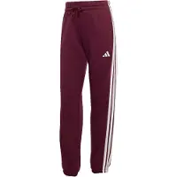 Adidas Calças de desporto 'Essentials' bordeaux / branco