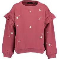 Blue Seven Sweatshirt verde / vermelho vinho / branco