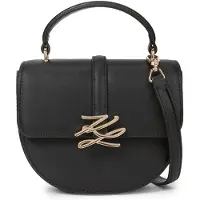 Karl Lagerfeld Malas de tiracolo 'K/Autograph' ouro / preto