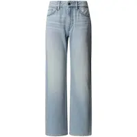 Pepe Jeans para mulher. PL20490262W0 Calças de ganga Loose Nicky azul (28/32), Casual, Algodão, Denim