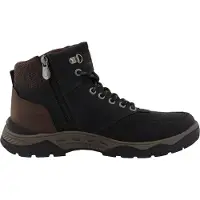 Tom Tailor Botas com atacadores castanho / preto