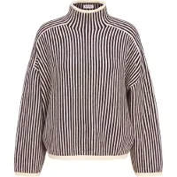 EDITED The Label Pullover 'Nohea' roxo / branco