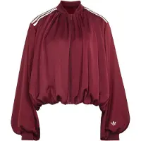 Adidas Originals Casaco meia-estação vermelho vinho / branco