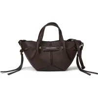 Karl Lagerfeld para mulher. B4W30330 Minibolsa tote K/Pierced marrom (OSFA), Casual, Poliuretano