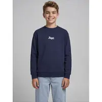 JJ REBEL Sweatshirt 'JREBELIJAH' navy / branco