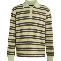 Adidas POLO DE MALHA ÀS RISCAS