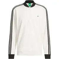 Adidas Sweatshirt de desporto preto / branco