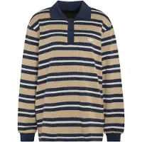 Adidas Originals POLO DE MALHA ÀS RISCAS