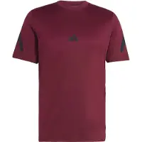 Adidas Camisa funcionais 'Z.N.E.' bordeaux / preto