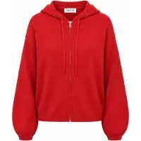 EDITED The Label Casaco de malha 'Isela' vermelho