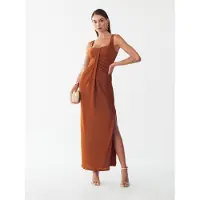 BWLDR Vestido 'Zuri' conhaque