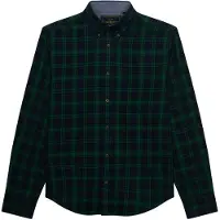Superdry para homem. M4011197A Camisa Lumberjack marinho, verde (M), Casual, Algodão, Manga comprida