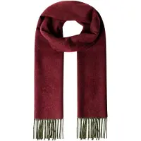 Hackett London para homem. HM0400109 Cachecol Twill Wool Cash vermelho (OSFA), Casual, Verde, Lã, Clássico