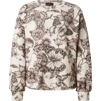 Monari Sweatshirt creme / taupe / preto / branco