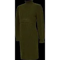 Mamalicious Vestido de malha 'MLAllison June' verde escuro