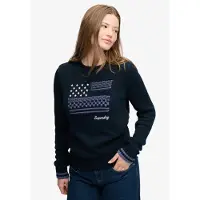 Superdry Suéter Statement Cable Flag Knit