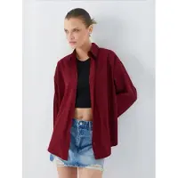 MixRay Camisa 'Hemden' borgonha