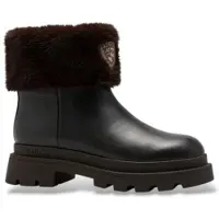 Blauer para mulher. F6KIMMEL10 Botins de pele Kimmel 10 preto (41), Couro, Plano, Zíper, Casual