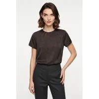 s.Oliver Black Label Blusa castanho escuro / preto