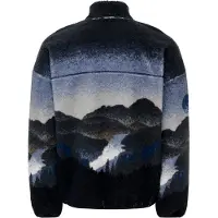 Only & Sons Casaco de velo 'ONSADAM' azul noturno / azul claro / azul escuro / branco