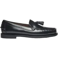Sebago para mulher. 7001560 Mocassins clássicos Will em couro preto (40), Plano, 1 a 3cm, Nenhum, Casual, Sapatos de Festa