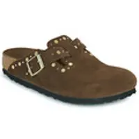 Birkenstock Tamancos Boston Rivet mulheres - Castanho - 37