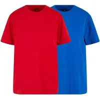 Urban Classics Camisa azul / vermelho