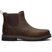 Timberland para homem. TB0A6A4WET41 Botins de Couro Chelsea Britton Road verde (44.5), Plano, Nenhum, Casual