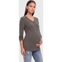 ONLY Maternity Camisa 'OLMLOLA' verde escuro