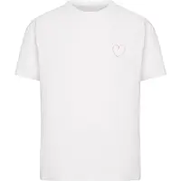 Miss Tee Camiseta De Manga Curta Hearts Line